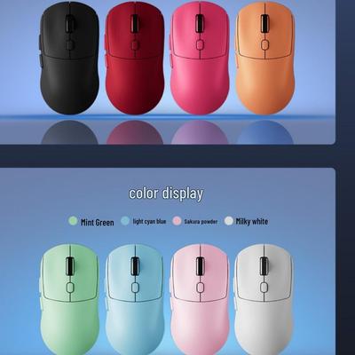 Mouse Ottico da Gioco a Tre Modalità: Cablato, Wireless, Bluetooth 2.4G per Uso su Laptop/Desktop