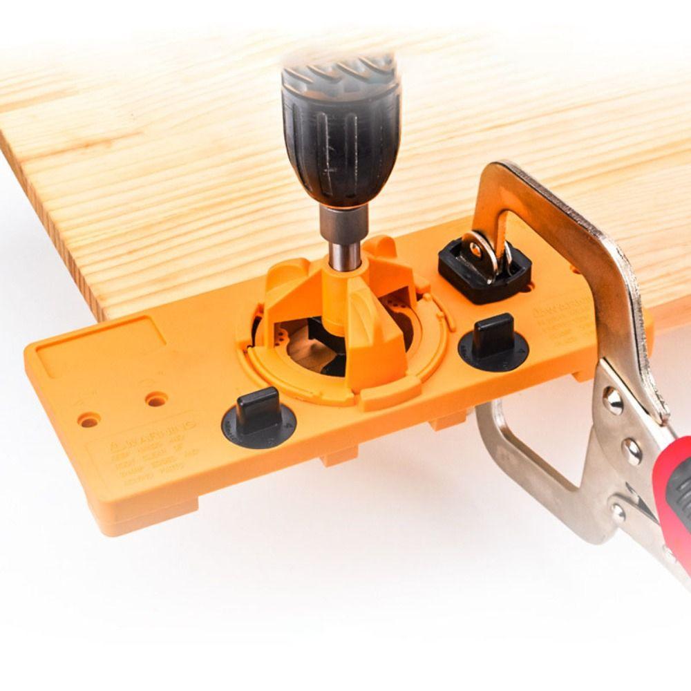 Cup Style Design 35MM Hinge Jig Hole Punch Boring Hole Drill Guide  DIY Projects