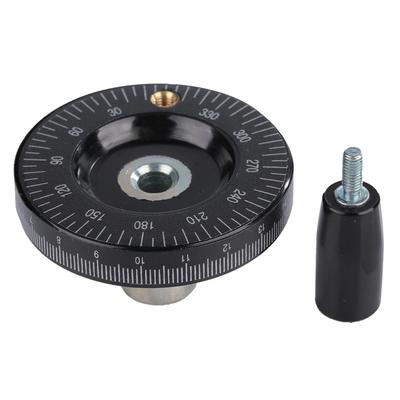 1 pz 63mm Ruota a Mano Solida in Bachelite Scala Ruota a Mano Accessori per Macchinari