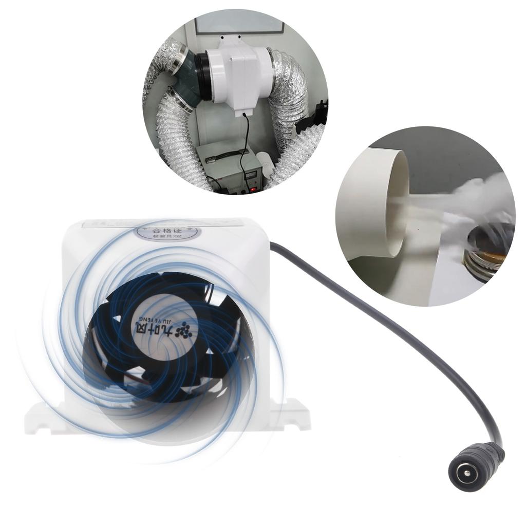 60 mm Rør Ventilasjon Takvindu Avtrekksvifte Ventilator Ventilasjon Ventilasjonsluftavtrekk for bad Toalett Kjøkkenhette