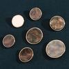 Round Black Buttons Men'S And Women'S Suit Coat Jacket Top Flat Buttons High-Grade Metal Resin Button Accessories