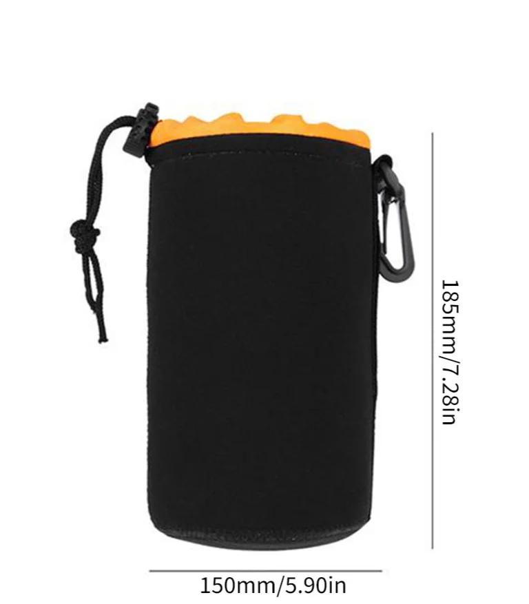 Camera Lens Pouch Bag Soft Neoprene Waterproof DSLR Camera Lens Protective Bag For Canon Sony Most Digital SLR Camera