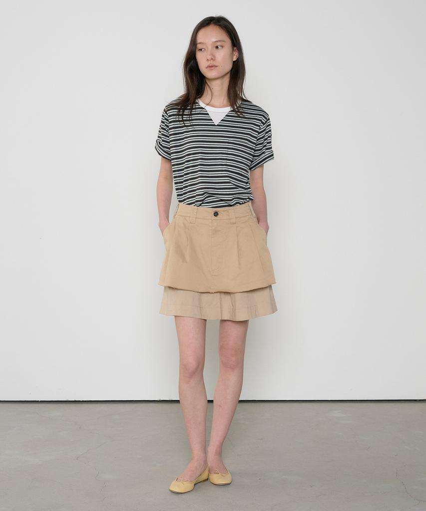 Jeonggamseutyudio Layered Cotton Skirt_3 Color