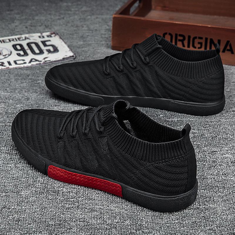 Black Mens Loafers Thin Bottom Breathable Mesh Summer Shoes Lightweight Anti Slip Driving Casual Comfortable Walking Shoe Men