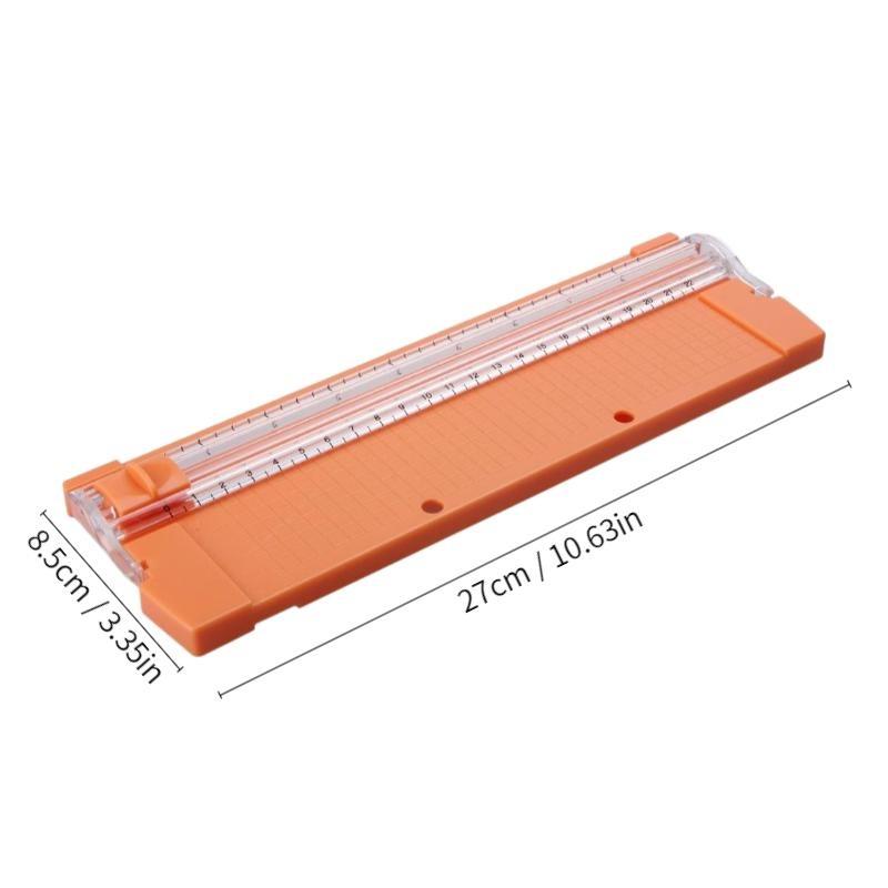 1PC Paper Scissors Cutter Precision Sliding Paper Cutter Photo Card Craft Cutting Pad Ruler Guillotine Art Scrapbooking Tool