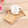 Bamboo Tea Cup Mat Wooden Coaster Tea Set Kitchen Accessories Pla Coaster