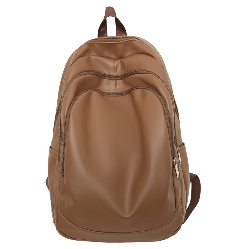 

Простой и Модный Универсальный Рюкзак для Путешествий, Отдыха, Спорта, Фитнеса, Легкая Дорожная Сумка, Сумка для Компьютера коричневый