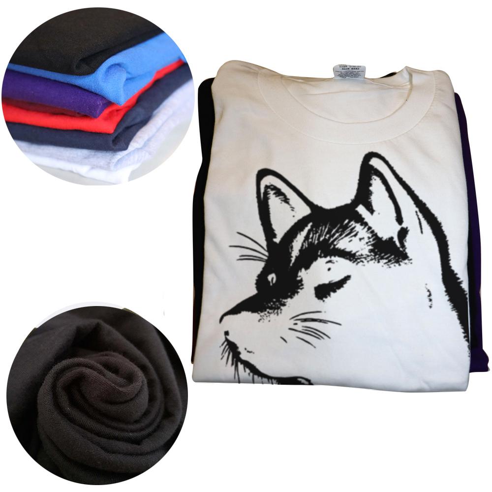 Funny Shiba Inu Face Art Design For Dog Owner Graphic T-shirts Men Fashion Casual Tshirt 100% Cotton Loose Oversized T Shirt