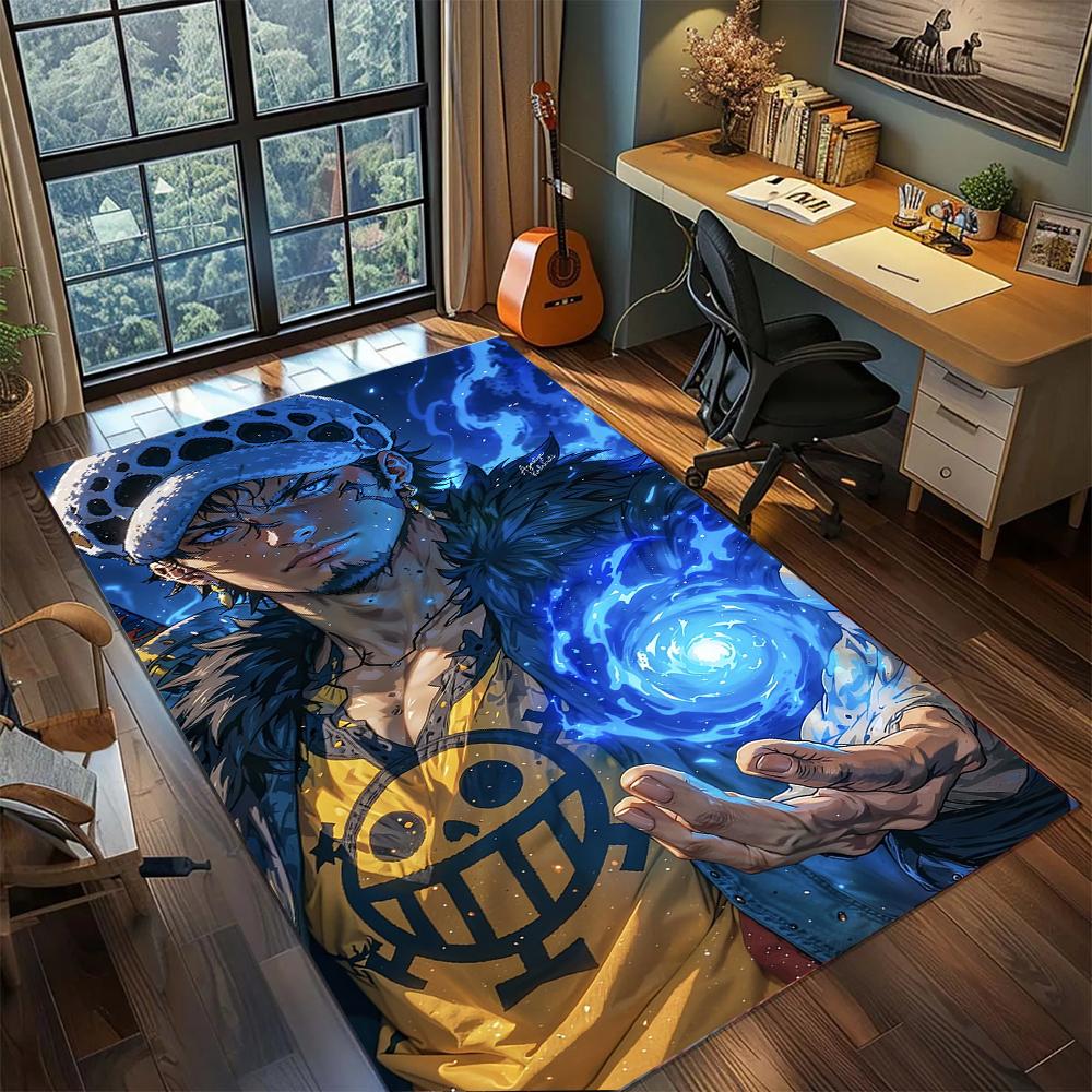 

Trafalgar Law Room Operation Fruit Rug Carpet Large Area Rug Non Slip Washable Floor Mat Gamer Room Bedroom Home Decor 60x90cm