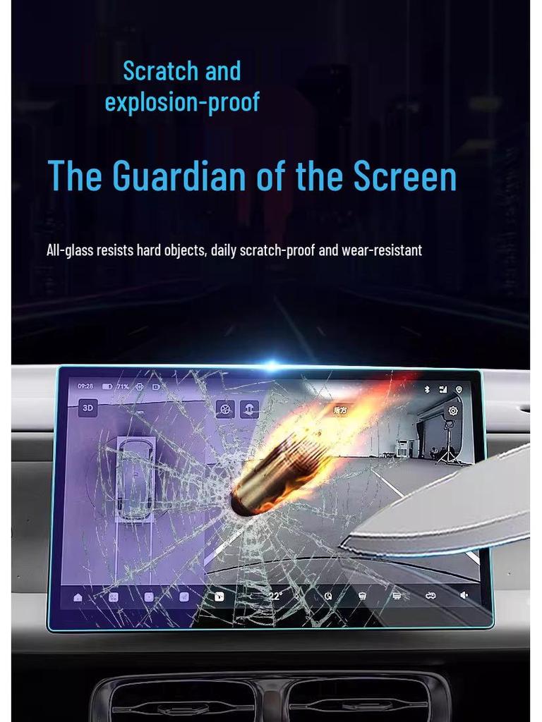Leapmotor B10 Central Control and Navigation Screen Protector for 25 Models