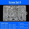 Honggong Carbon Steel Phillips Pan Head Self-Tapping Screw & Nut Assortment Kit
