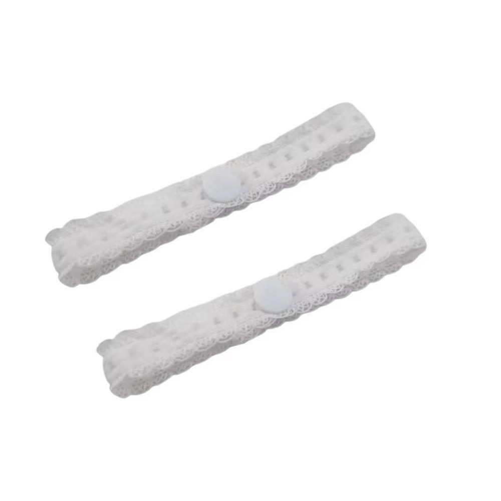 2Pcs Elastic Shirt Sleeve Holders Lace Stretch Cuff Fasteners Fashion Shorten Sleeve Length