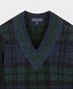BROOKS BROTHERS Brushed Wool Blackwatch Tennis Sweater (Multi) (Bbwnmm38797Ew)