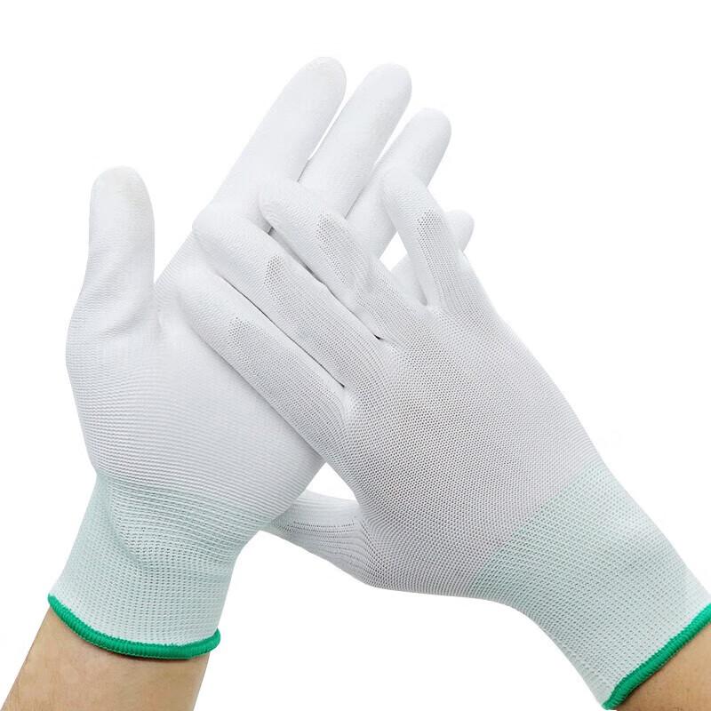 JINGRUIXIANG Anti-static PU Coated Finger Work Gloves