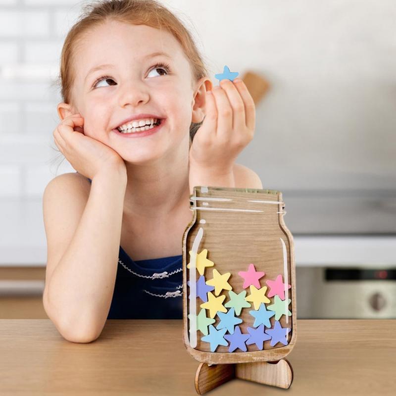 Magnetic Reward Jar Back To School With Cookies Smile Children Positive Behavior Award Magnetic Chore Chart Gifts For Kids