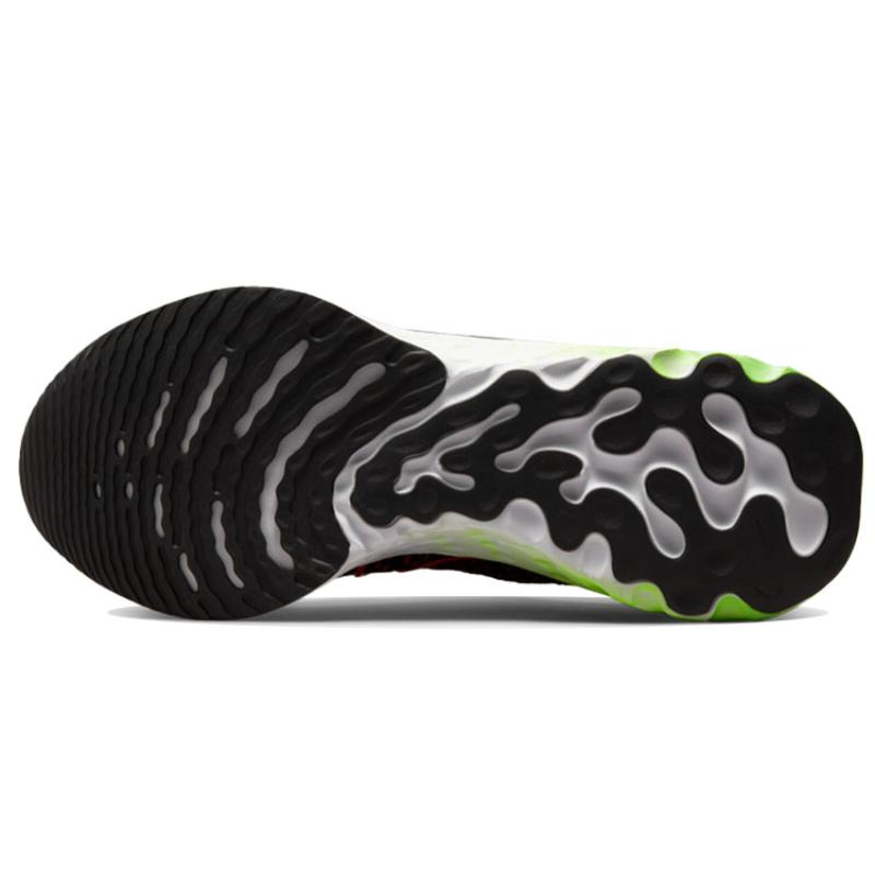 Nike React Infinity Run Flyknit 3 Green Strike Team Red Sneakers DH5392-003