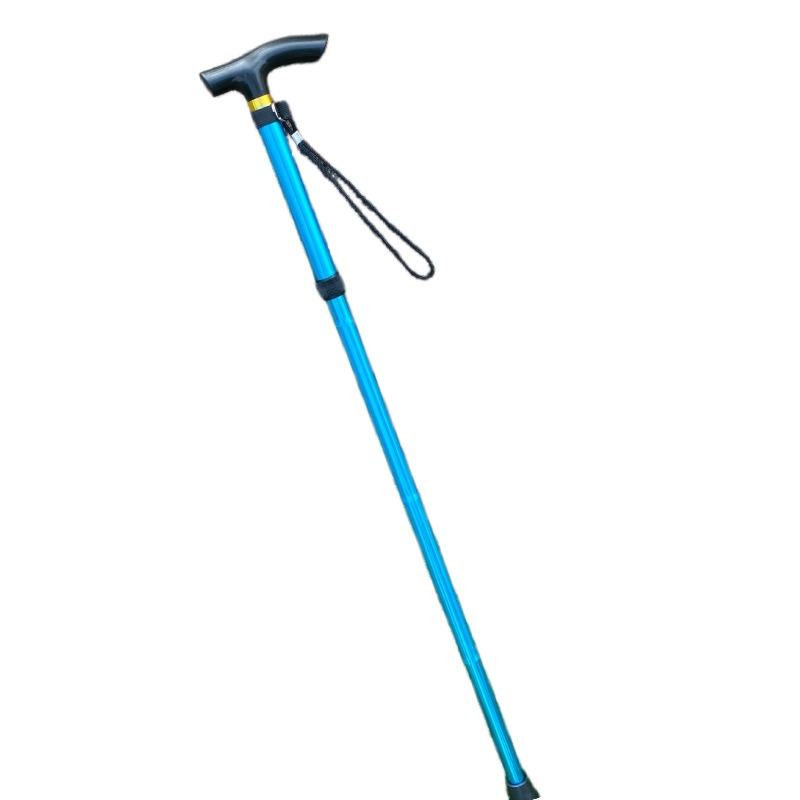 Anti Slip Walking Stick Ultra Light and Foldable Telescopic Hiking Stick синий