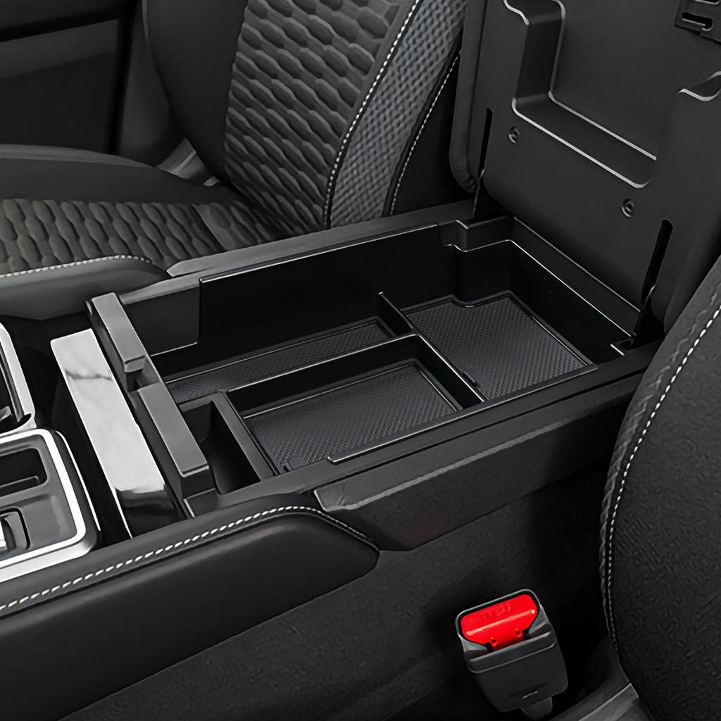 for Nissan Pathfinder 2026-2026 Center Console Armrest Storage Box ABS Tray Organizer Car Interior Accessories Tidying Black
