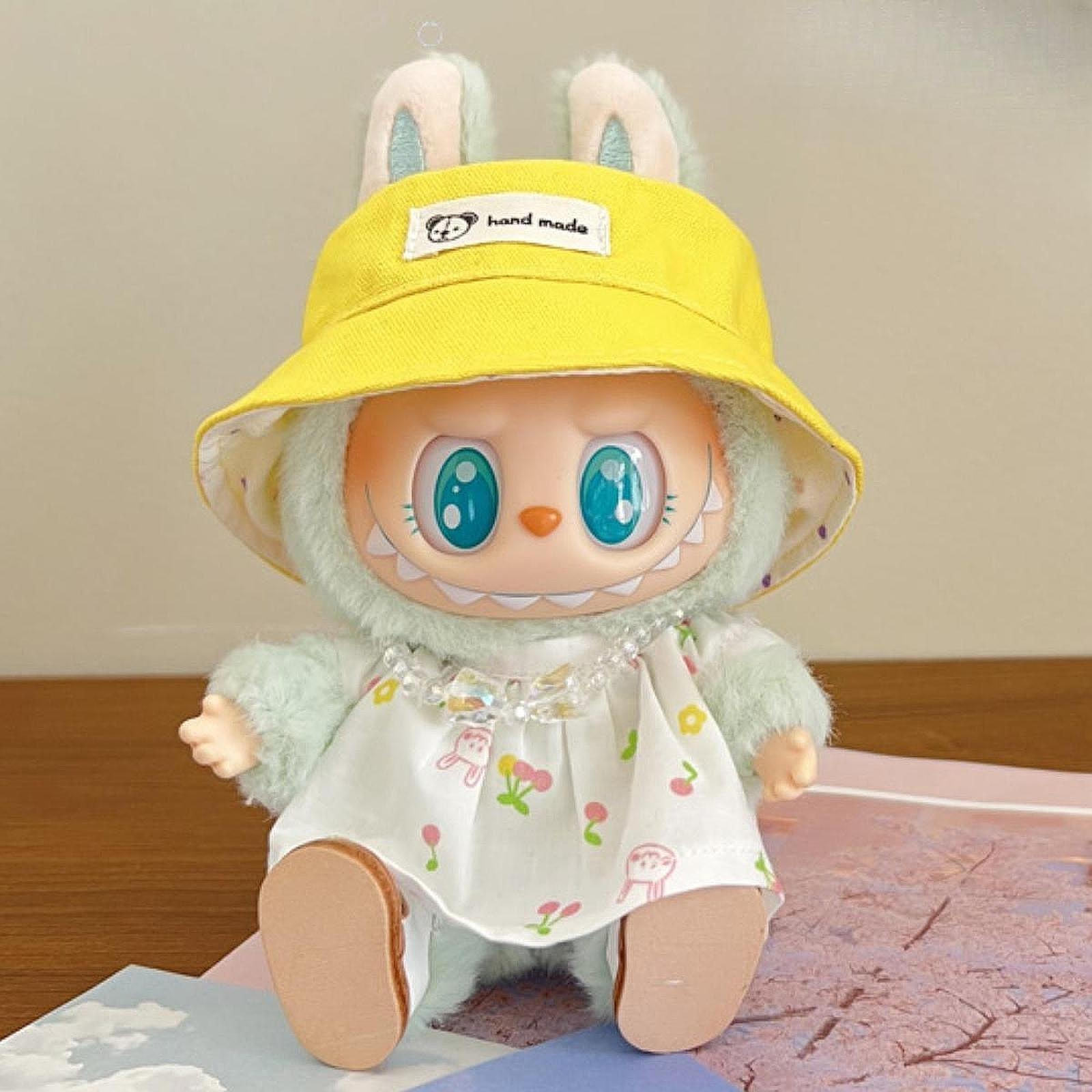 

Набор кукольной одежды из 4 предметов, платье, наряды, ожерелье, милый костюм для кукол 15 см Cherry skirt set