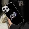 Coque de téléphone D-Daft Punk Band France Pour IPhone 17 16 15 14 13 12 11 Pro Max Plus Couverture Ondes d'Eau Aurore