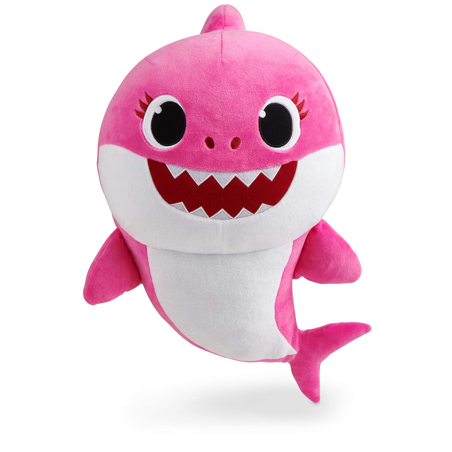 

BS Plush Baby Shark with Melody Mommy Shark Plush Doll Mommy Shark [Оригінальний продукт] (L) 18 - рожевий