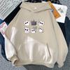 Kawaii cat print men's Harajuku hoodie casual sweatshirt Korean sweatshirt high-quality casual hoodie