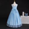 Teenage Mesh Princess Dresses Bat Mitzvah Girls Dresses Women High School Students Long Parent-Child Dresses Women