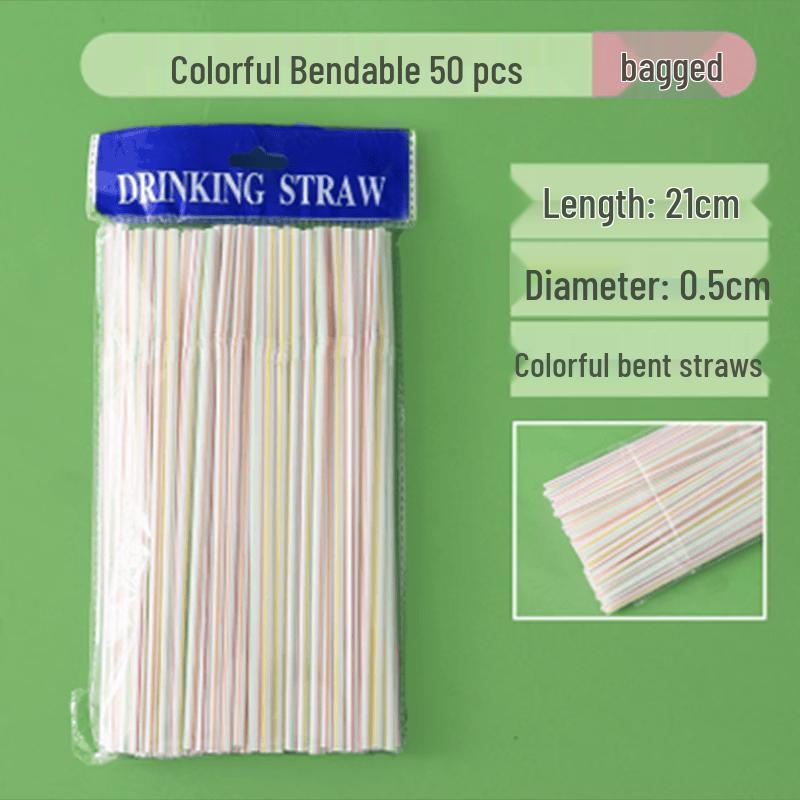 Disposable Plastic Drinking Straws