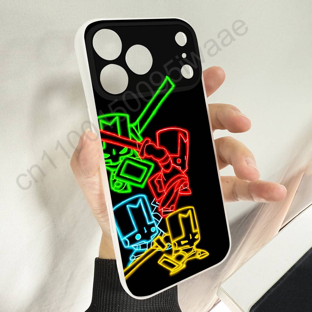 

For Castle Crashers Phone Case iPhone 12,16,11,14,13,17,15,Plus,E,Pro,Max,Air,Mini Wireless Charge Magnetic Frosted iPhone16pro