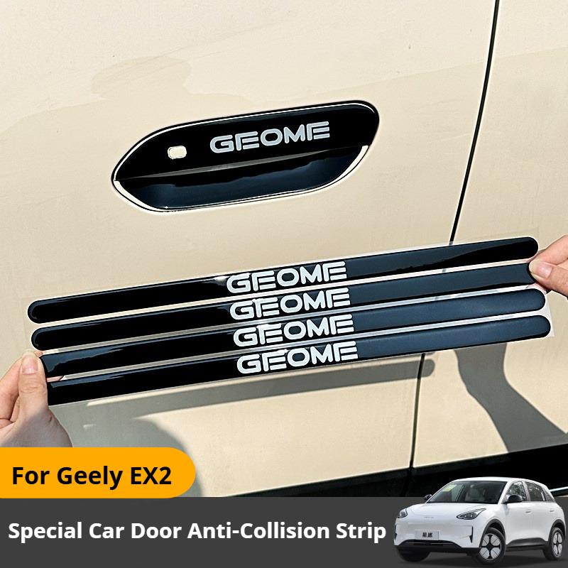 For Geely EX2 Door Edge Guard Door Corner Anti-collision Sticker Anti Collision Sticker for Rearview Mirror PVC Car Accessories