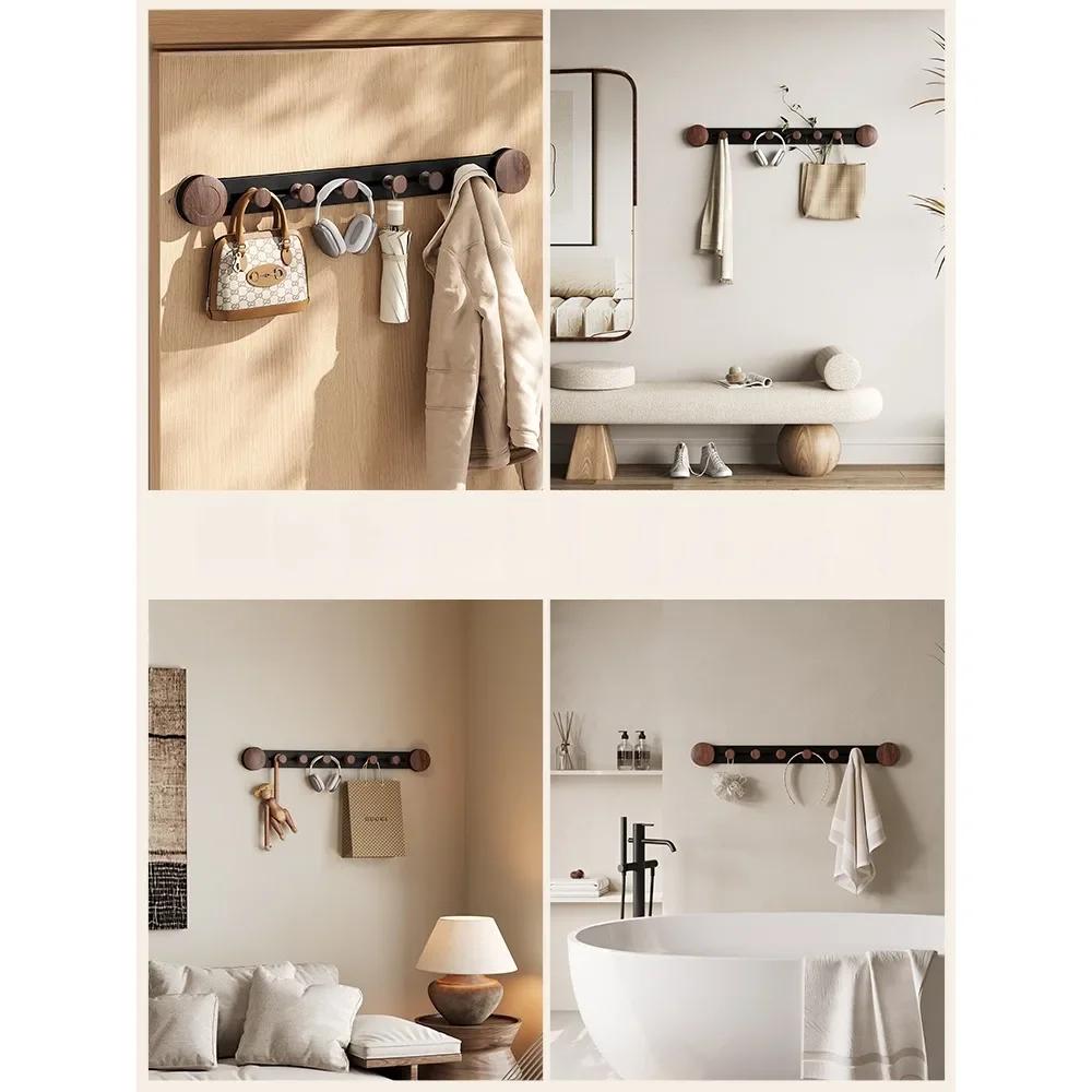 hookdoor bathroom,kitchen, no punching, wall hanging, strong and seamless vacuum hanging, clothes bag rack.
