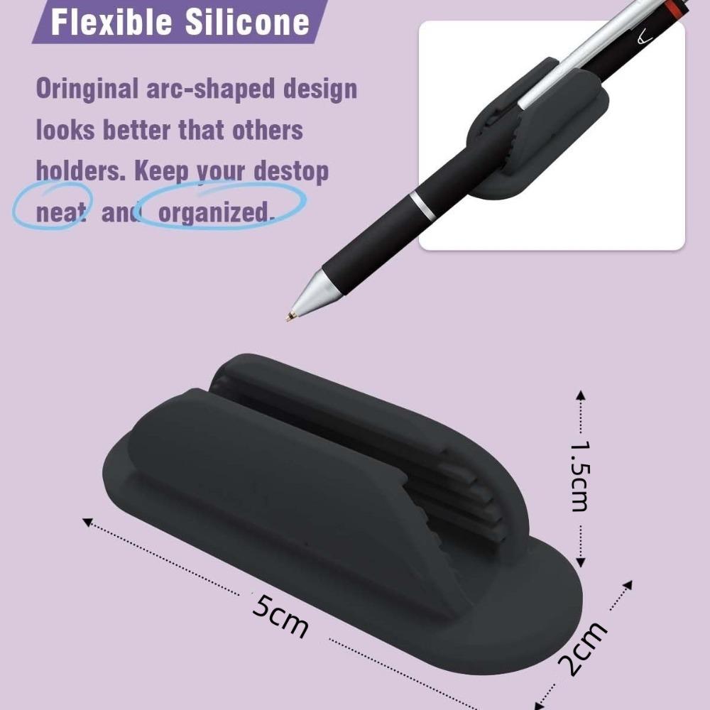 Silicone Pen Holder Portable Pencil Clip New Writing Buckles  Students
