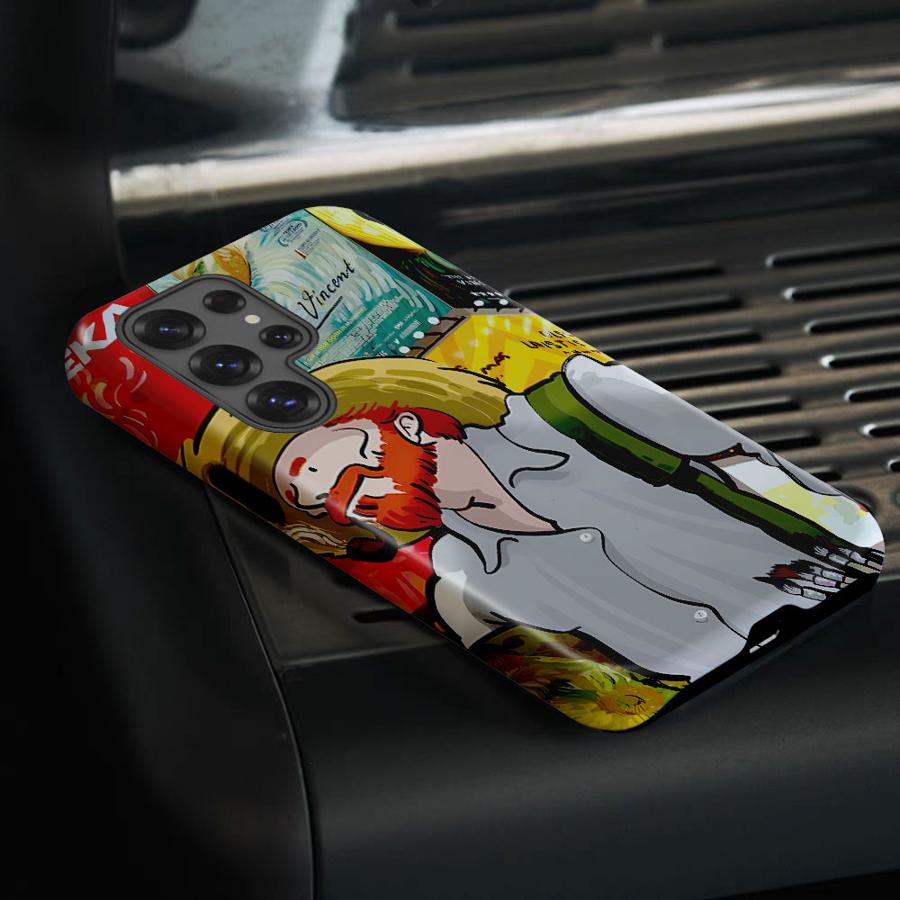Phone Case for Samsung Galaxy S25 S24 Ultra S20 FE S23Ultra A26 A56 A16 S25Ultra A36 S23 Soft Cover Capa Van Gogh Fashionable