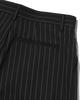 Seuweideu Wide Stripe Slacks [Black]