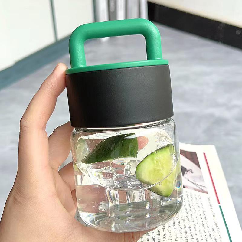 Mini Portable Fat Cup, Small Fresh Glass Cup, High-looking Portable Water Cup, Ins Style Milk Tea Coffee Milk Cup