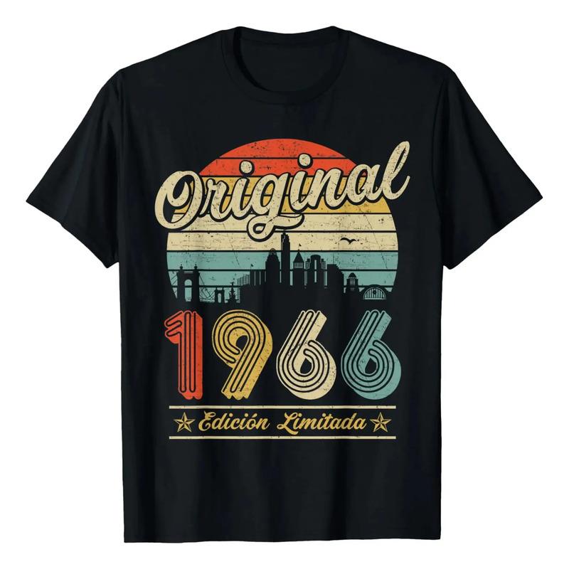 Camiseta Vintage Retr? Espanhola Original De 1966 Para O 58o S