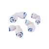 OD 1/4" 3/8" Hose Tube Connectors Reverse Osmosis Aquarium Fittings RO Water Elbow Straight Plastic Pipe Coupling Water Joints