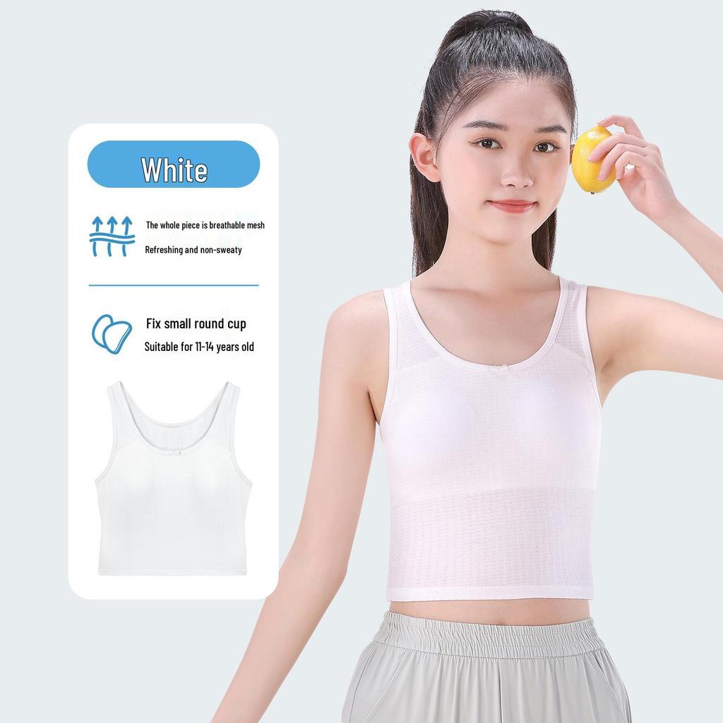 Middle School Girls' Breathable Mesh Training Bra (Ages 11-14)
