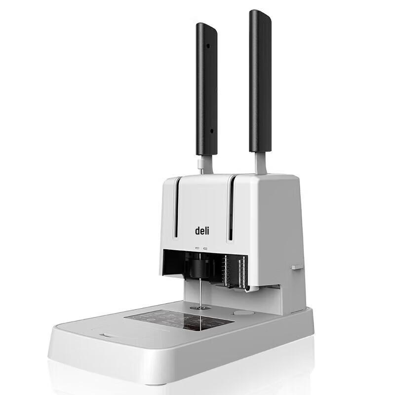 

Deli Manual Financial Voucher Binding Machine CN plug (adapter included)