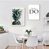 Severská zelená rostlina Obrazy na plátně Tisky Listy Ananas Nástěnné Citáty o umění Dekorace Plakát Obrázky pro interiér Home Decor
