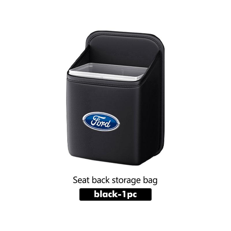 AAAMK1 For Ford Car Trash Bin Seat Back Hanging Storage Can Garbage Organizer Escape Ecosport Fusion Explorer Expedition Taurus