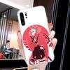 Custodia per telefono Samurai Gril da donna per Huawei P50 P40 P30 Pro Mate 40 30 Pro Nova 8 8i Y7P Honor Cover trasparente per telefono