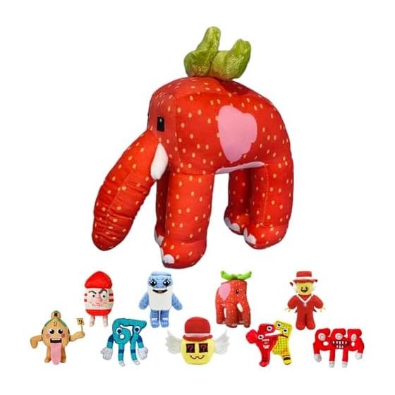 Steal the Brainlot Plush Doll Room 9 67 Collecting and Theft Game Goods Net Meme Sewn Wrap Cute Soft Children Christmas Birthday Present Collection