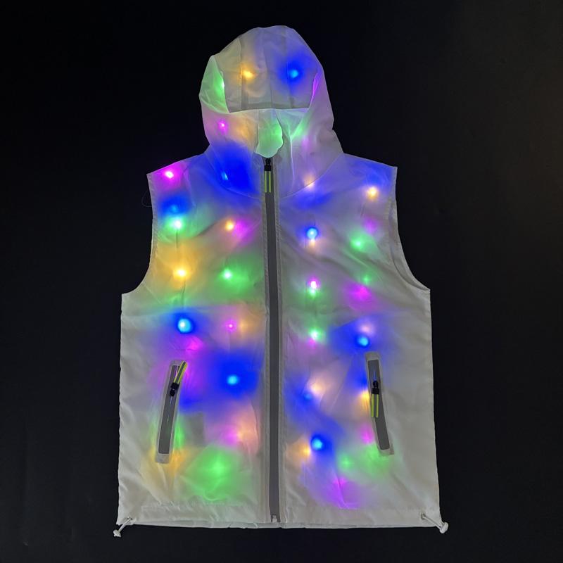 LED Veste Jaka Naktsklubs Dziedātājs Modernā