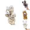 Plush White Gray Mouse Yellow Cat Hand Puppet Mouse For Childrens Play And Educational Use