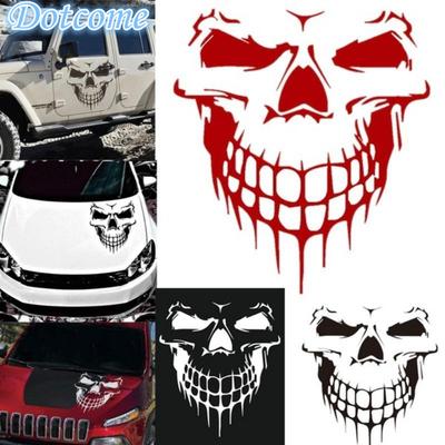 Car Styling Sticker 3D Skull Car DIY Vinyl Decal Decoration Film Tuning Part