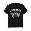Funny Bulldog Cool Graffiti Urban Art Street T Shirt Vintage Washed Streetwear Slightly Graphic Breathable Unisex Comfortable