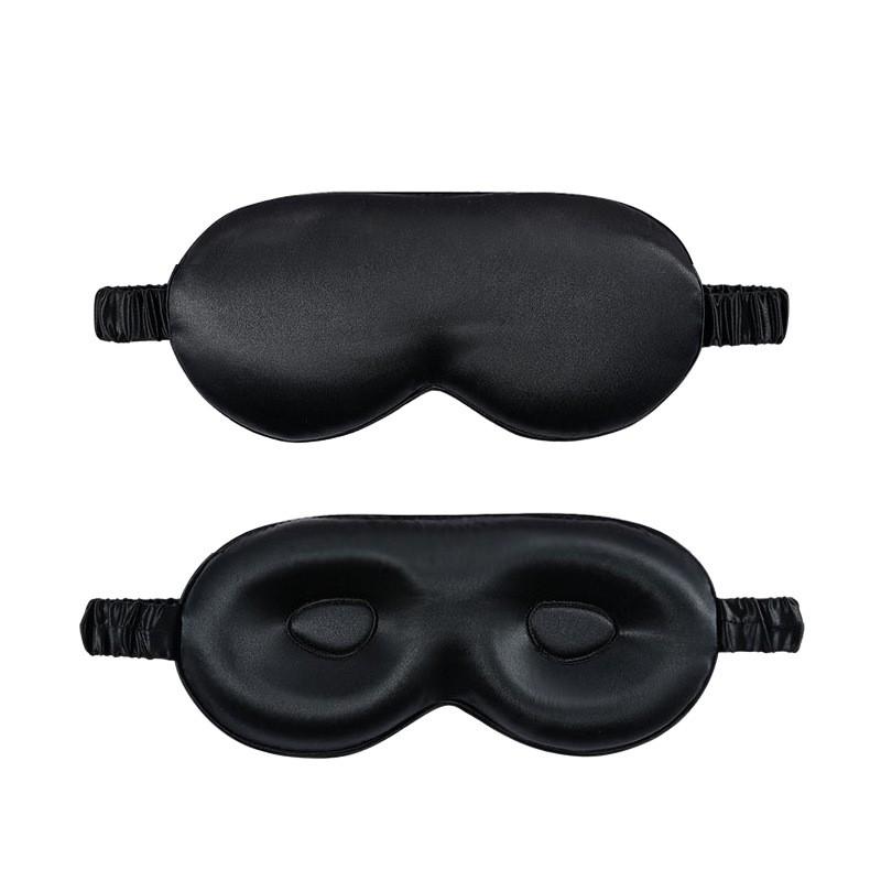 3D Silk Eye Mask Sleep Travel Relaxation Lightweight Comfortable Light Blocking Eyemask With Memory Foam Padding