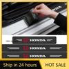 Für Honda 4 STK Kohlefaser Autoaufkleber Auto Türschwelle Wasserdichte Aufkleber Für Honda Civci CRV Accord Mugen Prelude FIT Cit