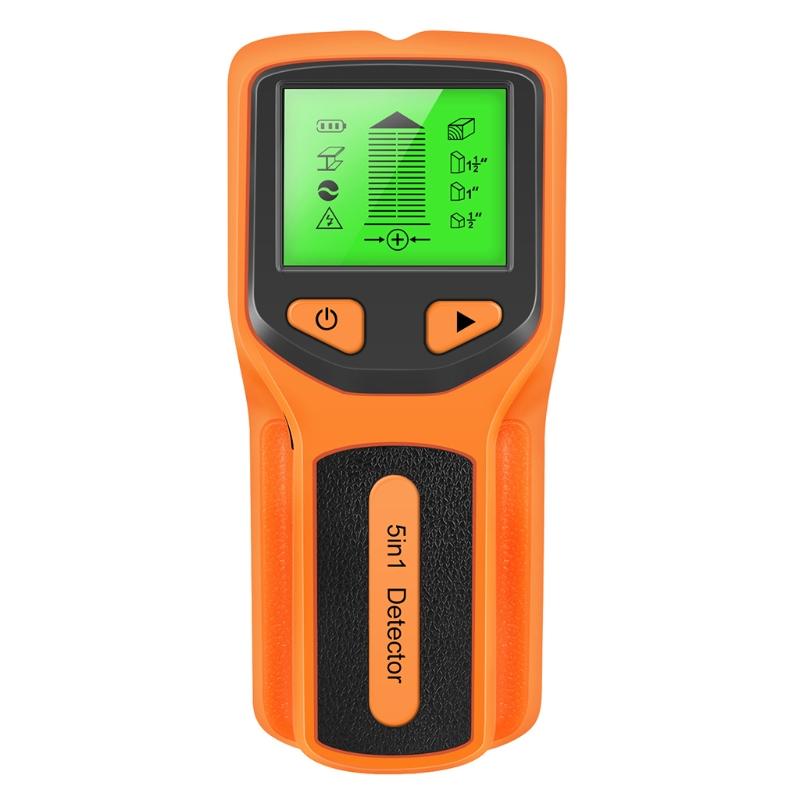 

5 in 1 Stud Finder Wall Scanner Electronic Stud Sensor Beam Finder for Wall Detector Magnetic Stud Finder for w/ LCD Dis 1